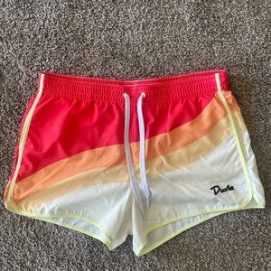 Duvin Men's Wavy Tanning Swim Trunks - Size L (32-35). Used Once.